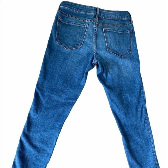 Old Navy Rockstar Cotton Straight Leg Jeans 8 - Picture 3 of 4